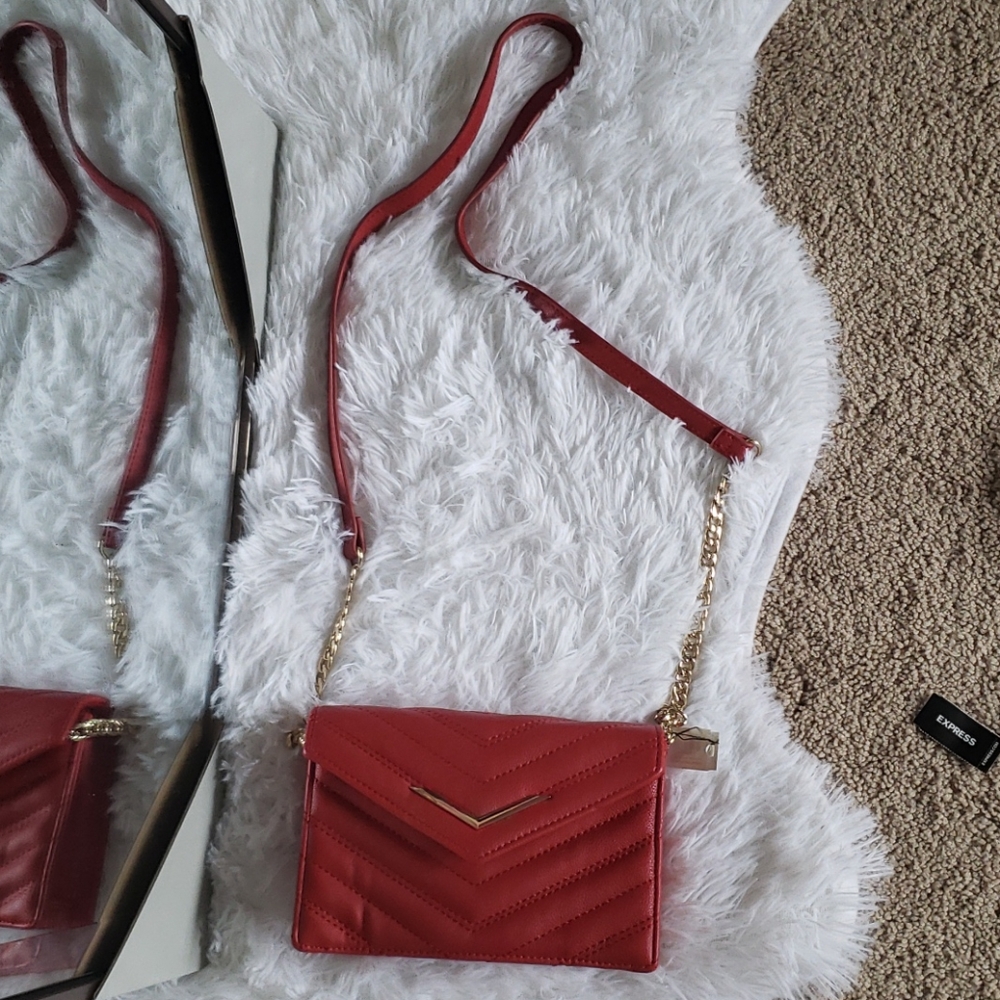 NWT Express Red Crossbody Bag